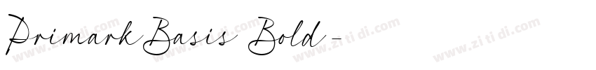 PrimarkBasis Bold字体转换 PrimarkBasis Bold字体转换